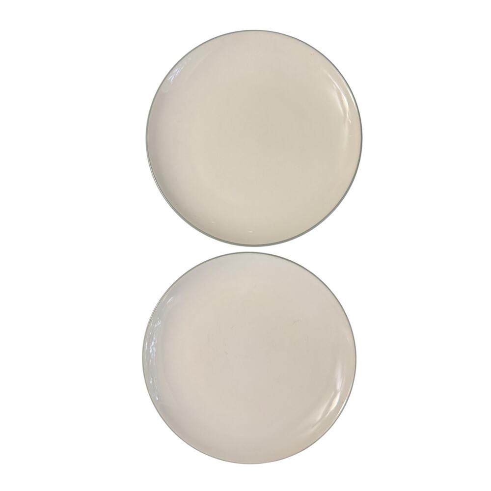 Noritake Colorwave Green 8485 Stoneware Salad Plates Vintage Early 2000 Set of 2